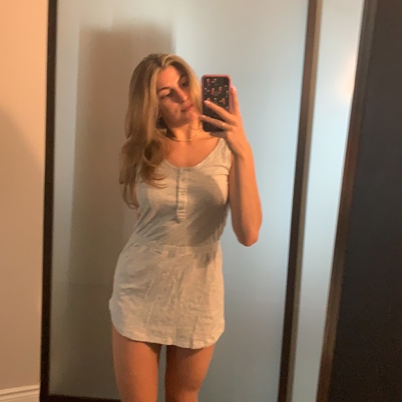 Gray summer dress - Picture 4 of 4